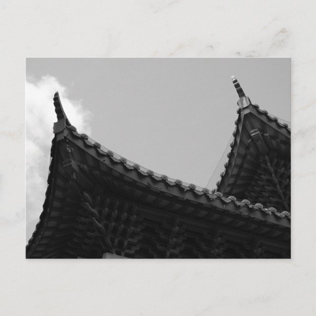 Montreal Chinatown Paifang Vykort (Framsida)