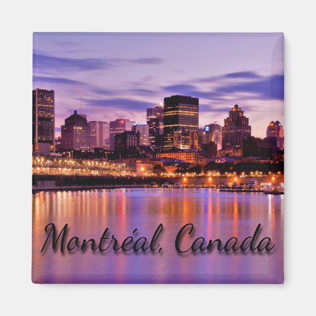 Montreal Cityscape Magnet (Framsidan)