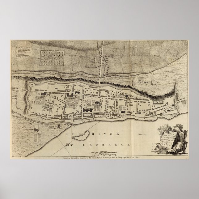 Montreal eller Ville Marie Poster (Framsidan)