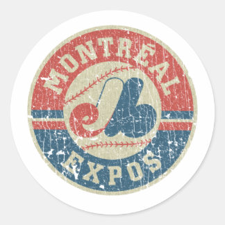 Montreal Expos 1969 Runt Klistermärke