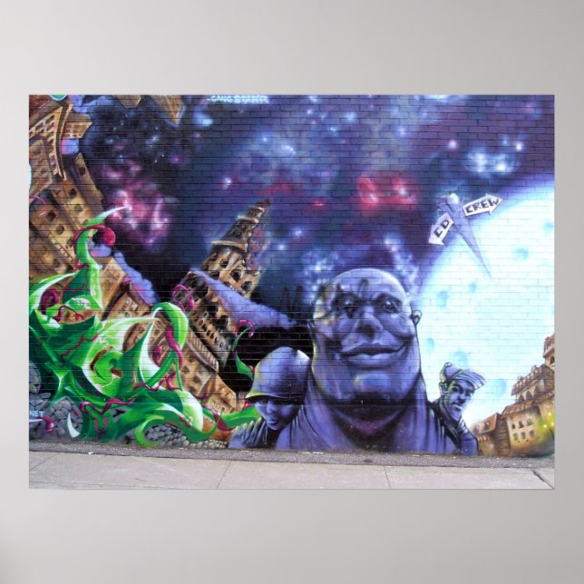 Montreal Graffiti Poster (Framsidan)