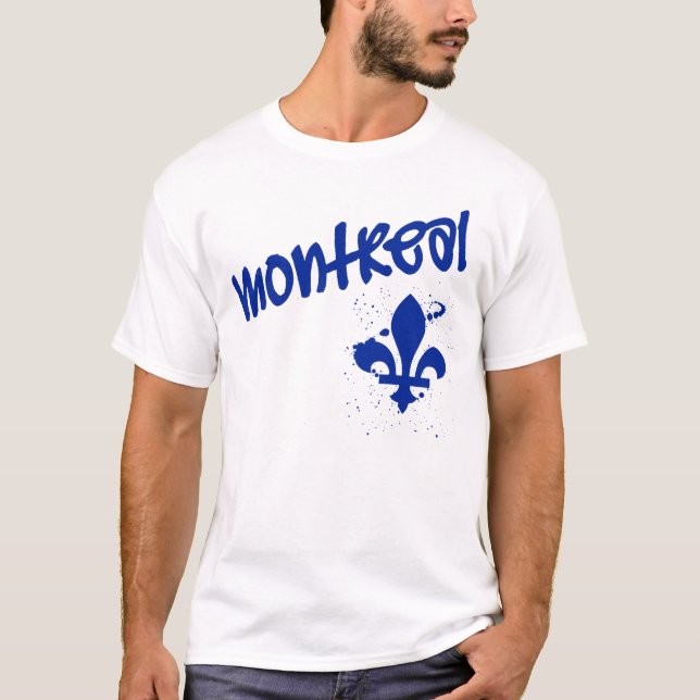 Montreal Graffiti Tee Shirt (Framsida)