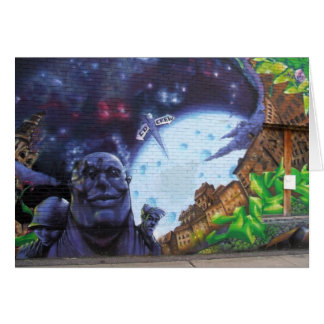 Montreal grafittikort hälsningskort