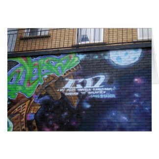 Montreal grafittikort hälsningskort