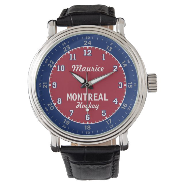 Montreal Hockey 24 timmars bevakning Armbandsur (Framsida)