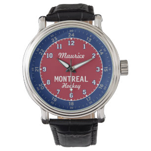 Montreal hockey 24 timmeklocka armbandsur