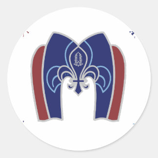 Montreal Hockey-logotyp Runt Klistermärke