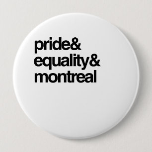 MONTREAL JÄMSTÄLLDHET OCH PRIDE - .PNG KNAPP