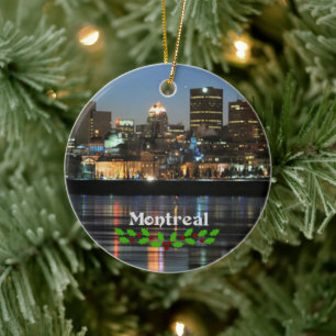 Montreal jul julgransprydnad keramik