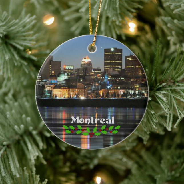 Montreal jul julgransprydnad keramik (Träd)
