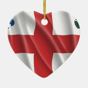 MONTREAL JULGRANSPRYDNAD KERAMIK