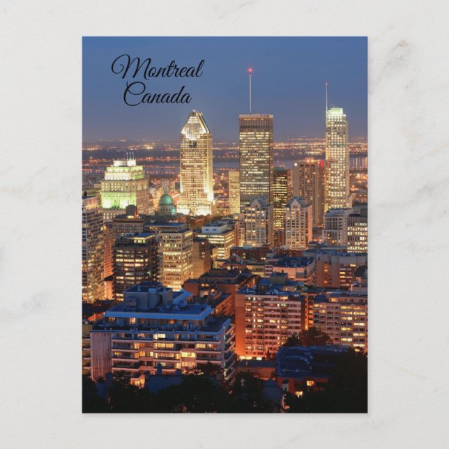 Montréal Kanada  Helg Vykort (Framsida)