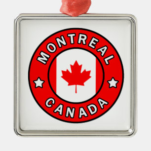 Montreal Kanada Julgransprydnad Metall