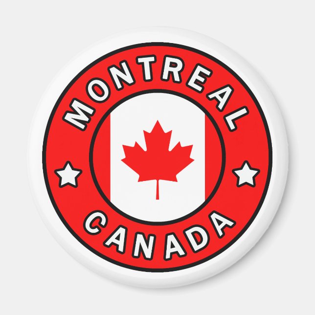 Montreal Kanada Magnet (Framsidan)