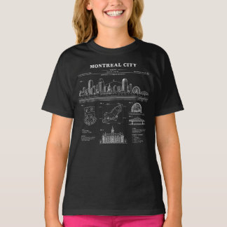 Montreal Kanada Stad design T Shirt