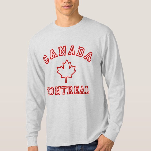 Montreal Kanada T Shirt (Framsida)