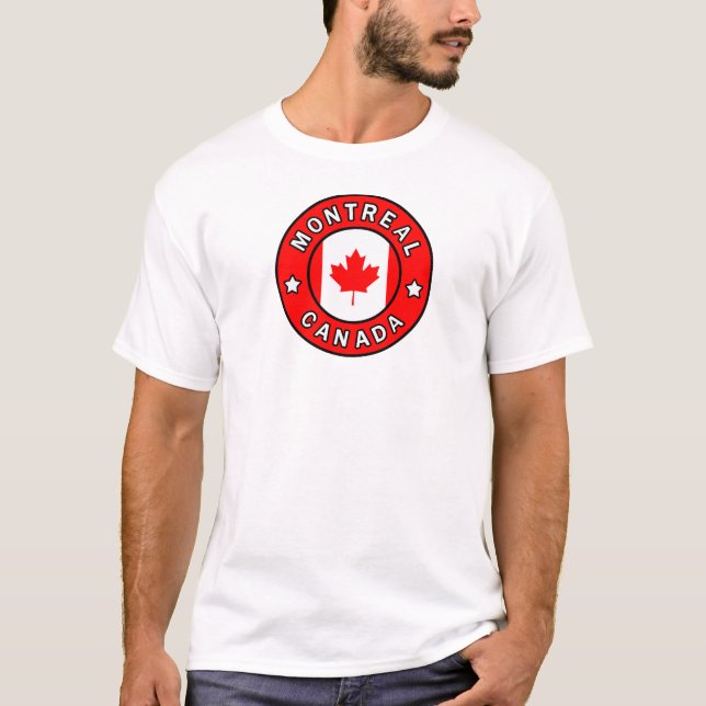 Montreal Kanada Tee Shirt (Framsida)