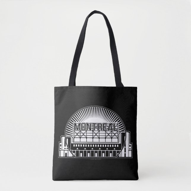 Montreal Landmark Tote Tygkasse (Framsida)