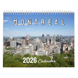Montreal Landskapsfotografering Kalender