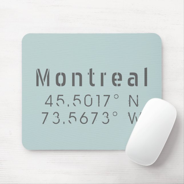 Montreal Latitude Longitud Musmatta (Med mus)