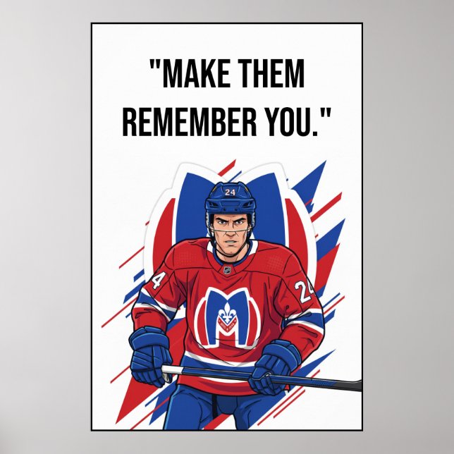 Montreal Metros Hockey Motivation Poster (Framsidan)