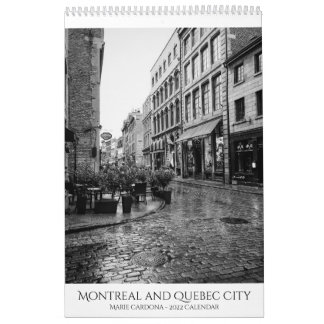 Montreal och Quebec City - Marie Cardona Calendar Kalender