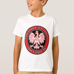 Montreal Poland Canadian Eagle T Shirt