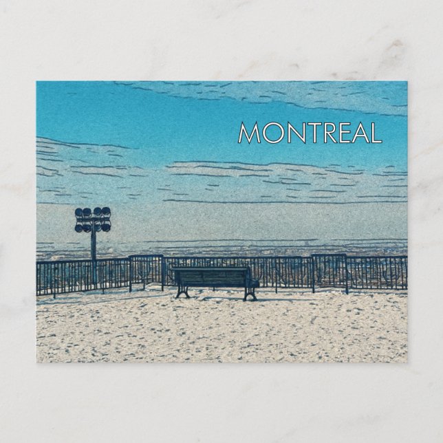 Montreal Postcard Vykort (Framsida)