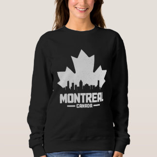 Montreal Quebec Kanada Lönnlöv Kanadensisk Flagga T Shirt