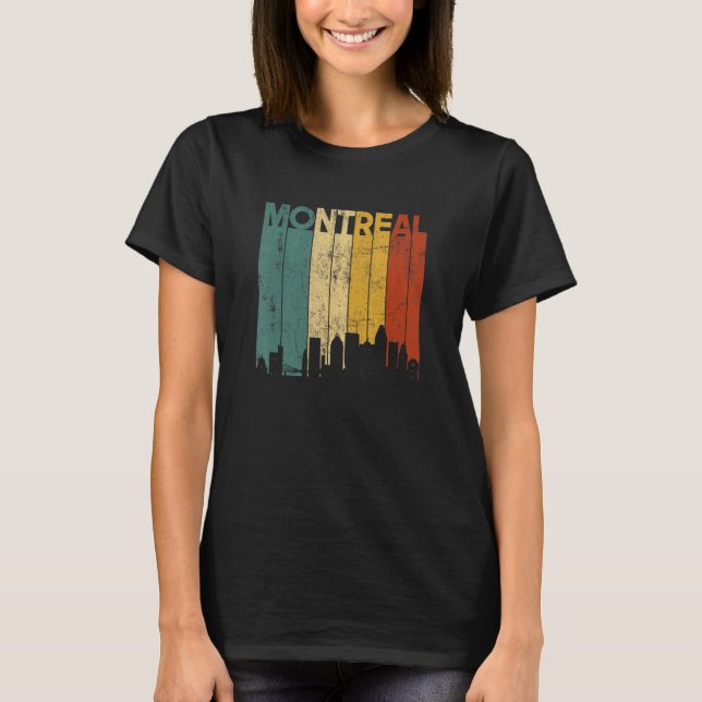 Montreal Quebec Kanada Montreal T Shirt (Framsida)