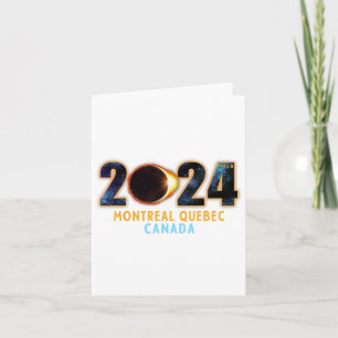 Montreal Quebec Kanada Total Solar Eclipse 2024 Kort