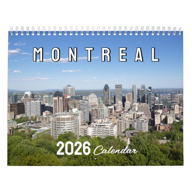 Montreal Scenic Photography Kalender (Omslag)