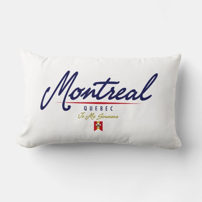Montreal skrivar lumbarkudde (Framsida)
