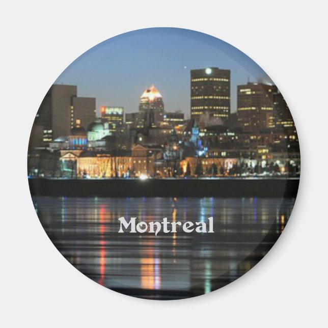 Montreal Skyline Magnet (Framsidan)