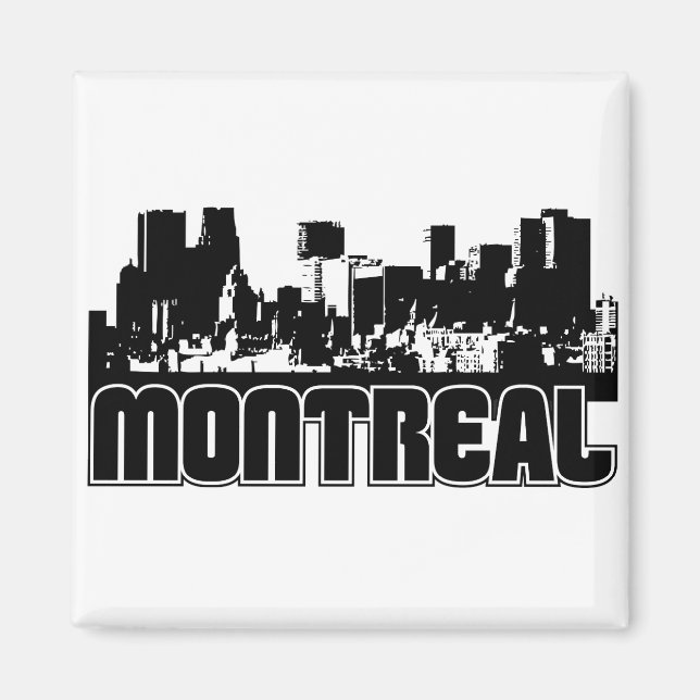 Montreal Skyline Magnet (Framsidan)