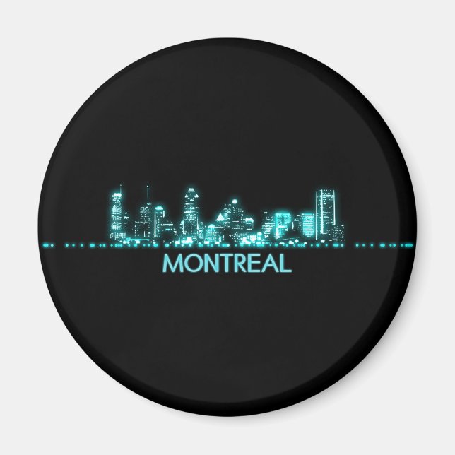 Montreal Skyline Magnet (Framsidan)