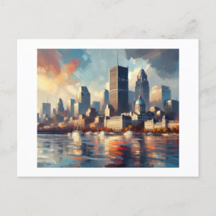 Montreal Skyline Vykort