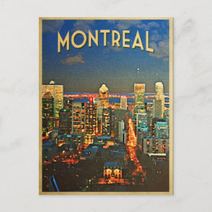 Montreal Skyline Vykort