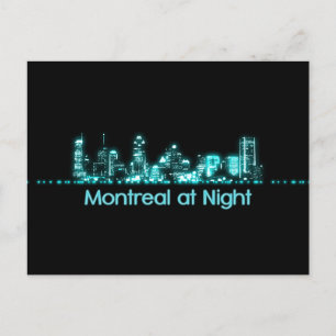 Montreal Skyline Vykort