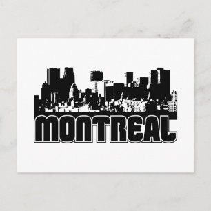 Montreal Skyline Vykort