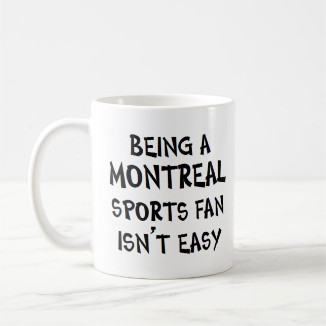 Montreal sportfan, att vara kaffemugg (Vänster)