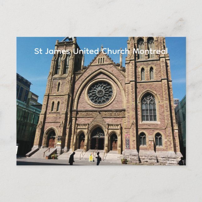 Montreal St James United Church Vykort (Framsida)