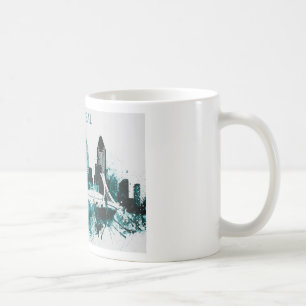 Montreal stadshorisont kaffemugg