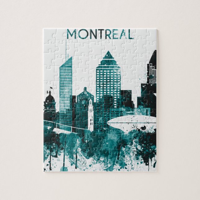 Montreal stadshorisont pussel (Vertikal)