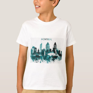 Montreal stadshorisont t shirt