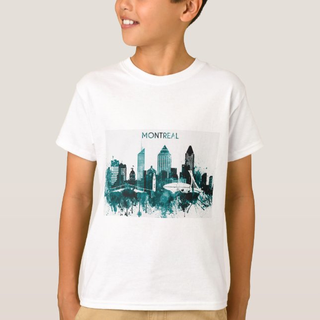 Montreal stadshorisont t shirt (Framsida)