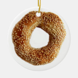 Montreal stil bagel-ornament julgransprydnad keramik
