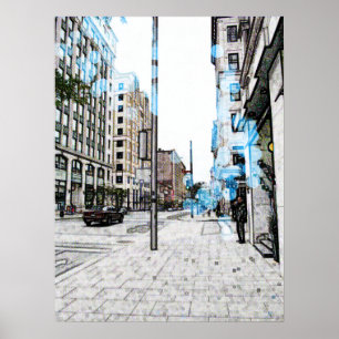 Montreal Street 8343a Poster