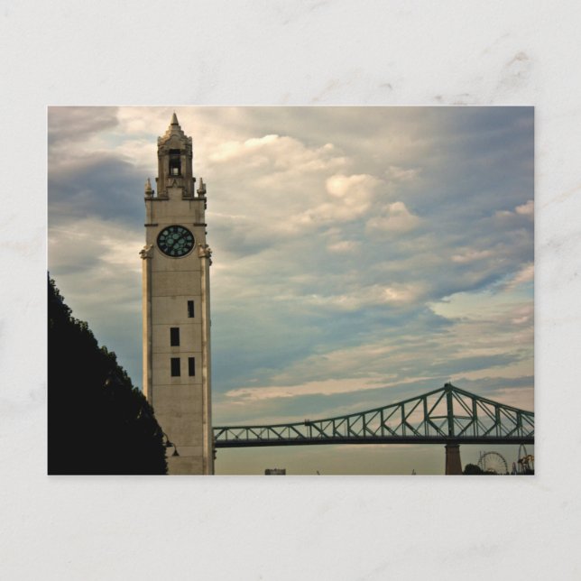 Montreal tar tid på torn vykort (Framsida)