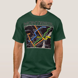 Montreal Transit Metro Art Canadian Heritage Love T Shirt